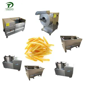 Kommerzielle Produktions linie für Kartoffel chips Pommes Frites Hersteller Maschinen Heißes Produkt CE-bereit gestellte Lebensmittel-und Getränke fabrik