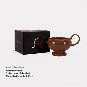 Taza Aladdin de 1 Pieza, Taza de Leche para el Desayuno de Alta Gama, Taza de Agua de Cerámica, Taza de Café - Product Image 2