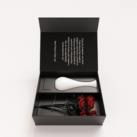 Boîte cadeau de fleurs de luxe personnalisée avec couvercle magnétique, emballage en carton rigide pour bouquets de roses et cadeaux floraux