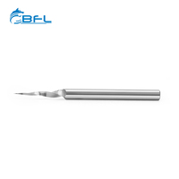 BFL Carburo de tungsteno Single Flauta Grabado End Mills Fresa herramientas Endmill Cutter