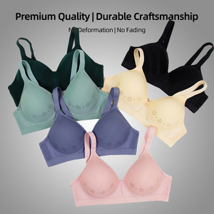 Reggiseno SCALEN senza cuciture con 6 colori, coppe sottili e traspiranti, 3 ganci e schiena a U, ideale per l'uso quotidiano - Product Image 4