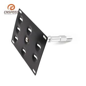 Marco para matrícula CNSPEED de 205 mm con gancho de aleación de aluminio para vehículos AUDI - Product Image 1