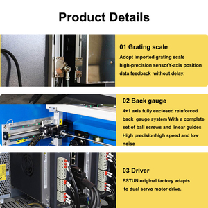 เครื่องพับขึ้นรูปโลหะทองเหลือง/ทองแดงแบบไฮดรอลิก CNC ความแม่นยำสูง ระบบ AF อัตโนมัติเต็มรูปแบบ พร้อมระบบซิงโครไนซ์ และส่วนประกอบหลัก PLC - Product Image 2