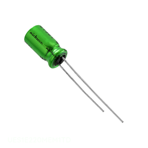 ตัวเก็บประจุแบบ Through Hole รุ่น UES1E220MEM1TD ยี่ห้อ CAP ALUM ความจุ 22uF 20% 25V แบบ Radial TH 22uF - Product Image 1