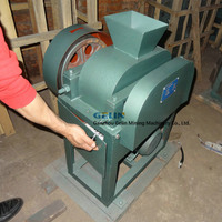 Petit concasseur à double rouleau de laboratoire de taille 200*75 pour le broyage de mini-roches