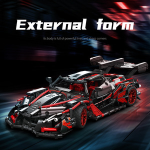 MOYU Nouvelle Conception 1391 Pièces 1:14 Voiture RC Technologique Cool en Blocs ABS DIY, <span class=keywords><strong>Cadeau</strong></span> pour Enfants Garçons - Product Image 4