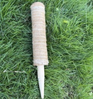 Poteaux de soutien modernes en fibre de coco avec couvercle pour plantes grimpantes de jardin et de serre