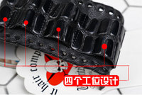 VINNIE BARBER ACCESSOIRES TITULAIRE PROFESSIONNEL BARBER OUTILS HOLSTER NOIR CISEAUX POIGNET-POCHETTE