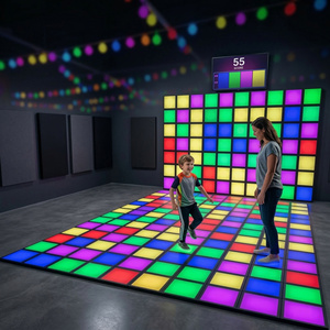 Super Grid Jumping Parque de atracciones Activar <span class=keywords><strong>juego</strong></span> LED Dance Floor juegos interactivos para niños y adultos - Product Image 1