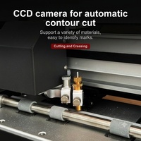Máquina de Corte y Plegado Avanzada FS350DC A3+ con Doble Cabezal, Motor Servo, Alimentación Automática, Cámara CCD, Cortadora Digital de Etiquetas Comercial