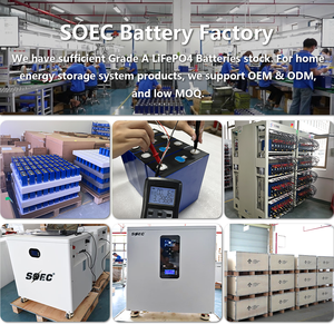 Soec 30kwh מובנה 10kw כל-in-מערכת סולארית ביתית 51.2v 600ah lifepo4-אחסון אנרגיה סולארית ביתית - Product Image 6