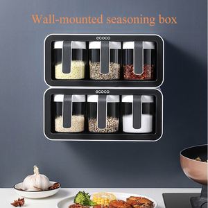 Caja Ecológica Personalizada con Cuchara, Combinación de Múltiples Compartimentos, Salero, Artículos para el Hogar, Condimentos - Product Image 2