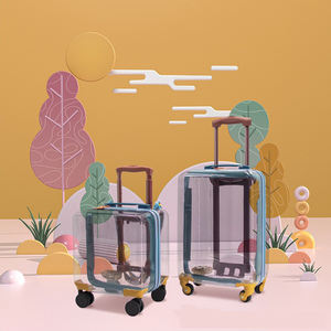 <span class=keywords><strong>Maleta</strong></span> <span class=keywords><strong>Escolar</strong></span> con Ruedas para Niños, Unisex, Transparente, de PVC, Impermeable, de 20 Pulgadas, con Logotipo Personalizado - Product Image 3