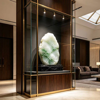 Luxuriöse Vitrine für den Einzelhandel, Maßgefertigtes Design mit LED-Beleuchtung, Langlebige Glas-Sammlervitrine