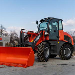 Топ бренд EVERUN ER420T 1T 2T 3T шарнирный мини небольшой передний колесный компактный погрузчик дизель - Product Image 1