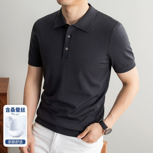<span class=keywords><strong>Polo</strong></span> da Uomo in Pura Lana Merino con Seta di Gelso - Camicia Termoregolante Morbida al Tatto, <span class=keywords><strong>Polo</strong></span> Lavorata a Maglia di Alta Qualità - Product Image 6