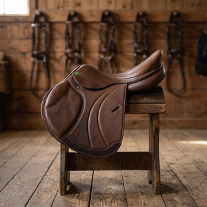 Real International Saddlery RES-06, Exportador Indio Líder en Sillas de Montar para Doma Clásica, Cómoda Silla de Montar de Estilo Inglés en Cuero - Product Image 3