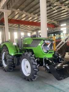 CE Farm 120 140 160 180 200 220 240 HP traktor kualitas tinggi 4x4Wheel traktor kondisi baru Bulldozer ekskavator sekop muatan - Product Image 3