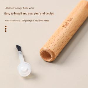 Lot de 10 pinceaux double embout pour nail art – Kit de remplacement pour <span class=keywords><strong>liner</strong></span> et pointeur à ongles, pour vernis gel, personnalisation OEM du logo et de l'emballage - Product Image 4