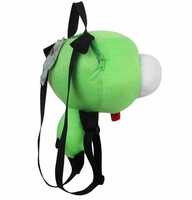 Sac à dos en peluche douce et luxueuse Alien Cute Animal, jouet en peluche de dessin animé, sac à bandoulière à double sangle pour adolescentes et adolescents, cadeau