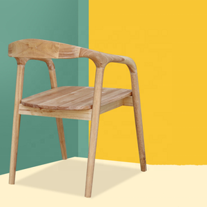 Silla de comedor de madera maciza de lujo antigua, asiento con marco de madera para comedor, restaurante, cafetería y Hotel - Product Image 3