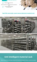 Estantería Antiestática ESD I.T.T para Almacén Inteligente, para Materiales Electrónicos, Almacenamiento de Bandejas SMT Controladas por PLC, Capacidad de 80 kg, 1 Año de Garantía