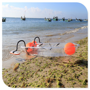 Kayak Transparente de Cristal con Asiento Cómodo, Venta Directa de Fábrica, Canoa Transparente para 2 Personas para Pesca - Product Image 5
