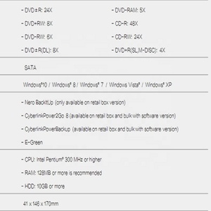 Quemador de unidad óptica interna OEM, unidad de disco <span class=keywords><strong>DVD</strong></span> RW integrada SATA de alta velocidad 24X, Unidad de reescritura de PC de escritorio óptica - Product Image 6