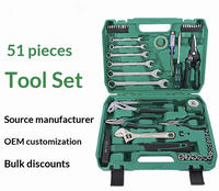 Ensemble d'outils de réparation professionnels pour la maison et l'industrie, tournevis électriques, clés, acier au chrome-vanadium, coffret rigide
