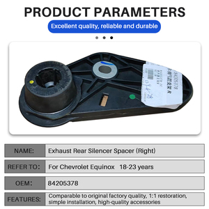 Kualitas tinggi belakang kanan Muffler Insulator untuk Chevrolet Equinox 2018-2023 bagian OEM 84205378 sistem knalpot Tuning mesin <span class=keywords><strong>2</strong></span>.0T - Product Image 5