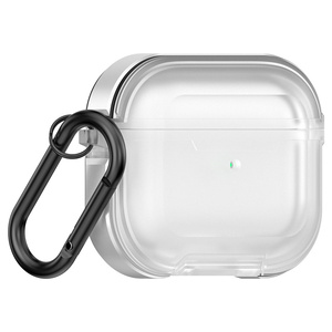 Funda anti-huellas dactilares para <span class=keywords><strong>AirPods</strong></span> 1/2/3, anti-caídas, de aleación de aluminio TPU, anti-arañazos, protección completa para auriculares <span class=keywords><strong>AirPods</strong></span> <span class=keywords><strong>Pro</strong></span> 2/3 - Product Image 1