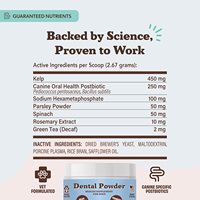 Friandises à Mâcher Douces pour Chiens et Chats – Rafraîchisseur d'Haleine, Nettoyage des Dents, Élimination de la Plaque et du Tartre, Soin Complémentaire à base d'Algues, HMP, Postbiotiques pour des Gencives Saines – Pour Tous