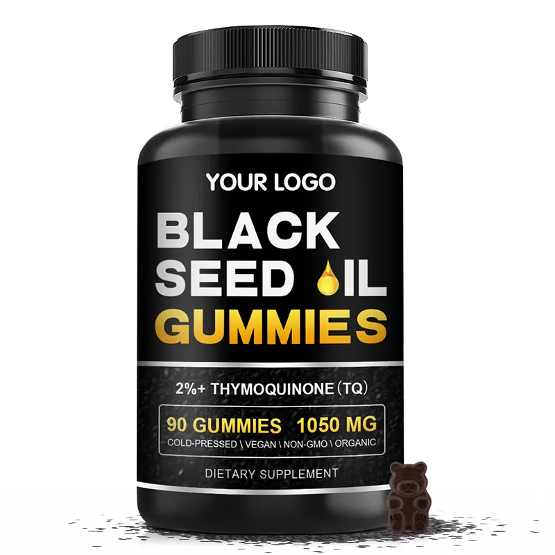Private Label OEM/ODM 60 Süßigkeiten Fat burner Gewichts verlust Bio Black Seed Oil Gummies