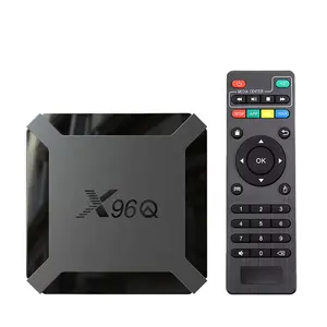 X96Q 2gb 16gb 1GB 8GB安卓10.0电视H313四核4K 60fps H.265 2.4G Wifi谷歌媒体播放器X96机顶盒