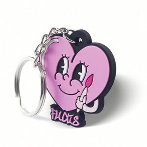 Custom PVC Silicone Keyring for Promotion <b>Cartoon</b> 3D Soft Keychain - Product Image 4