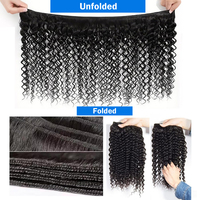 Extensions de cheveux humains Deep Wave avec closure, 100 % naturels, non traités, effet mouillé et ondulé, les plus demandées
