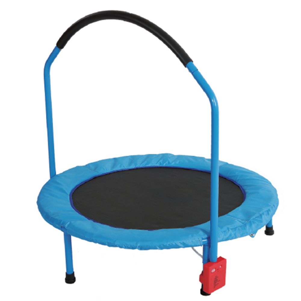 Mini Trampolín Plegable De 36 Pulgadas Para Niños Con Pasamanos Y Acolchado De Seguridad – Ideal Para Uso En Interior Y Exterior, Ejercicio Y Juego