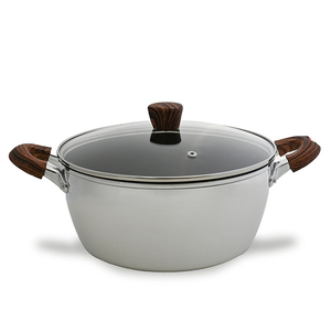 Casserole à double poignée avec revêtement en titane 20cm 22cm 24cm 26cm - Product Image 1