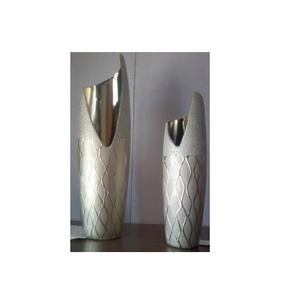 Accesorios para el hogar, jarrones de diseño martillado, sala de estar, porche, dormitorio, estudio, decoración artística, adornos, jarrón de Metal moderno - Product Image 6