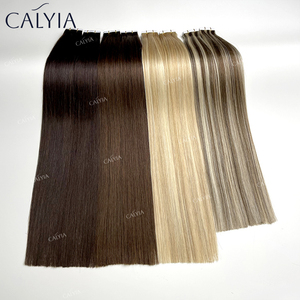 Extensiones de Cabello Adhesivas al por Mayor, Cabello Ruso <span class=keywords><strong>GRATIS</strong></span>, Trama de Piel, Cabello Humano Virgen 100% Remy Europeo, Doble Trama Aceptable - Product Image 2