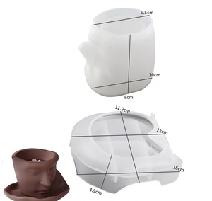 Nouveaux moules <span class=keywords><strong>en</strong></span> résine époxy de coulée créative <span class=keywords><strong>pour</strong></span> Pots de fleurs 3D abstrait visage humain moules <span class=keywords><strong>en</strong></span> résine de Silicone <span class=keywords><strong>pour</strong></span> Pots de plantes à fleurs - Product Image 5