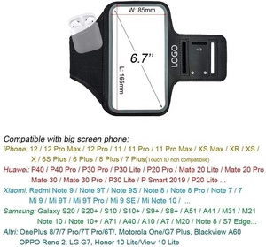 กระเป๋าใส่โทรศัพท์กันน้ำสำหรับเล่นกีฬากลางแจ้งในยิมกระเป๋าใส่ปลอกแขนสำหรับใส่โทรศัพท์มือถือ - Product Image 6