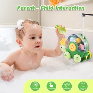 Artoon urtle ATH con aterwheel, athtub, oys para oddlers - Product Image 3
