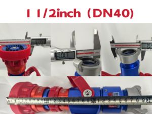 QLD6.0/8 III regolabile 2.5 pollici ugello fuoco vendita diretta della fabbrica pistola ad acqua pistola da 2 pollici attrezzatura antincendio accessori - Product Image 5