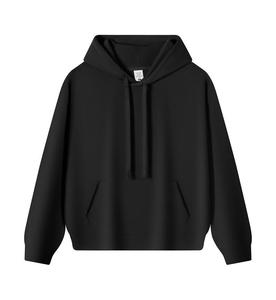 Sweat-shirt à capuche pour homme en coton 100% personnalisé, coupe ample pour l'automne - Product Image 2