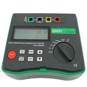 Testeur multimètre 4 bornes DY4300A Instrument électrique Testeur de résistance de terre et de résistivité du sol - Product Image 1