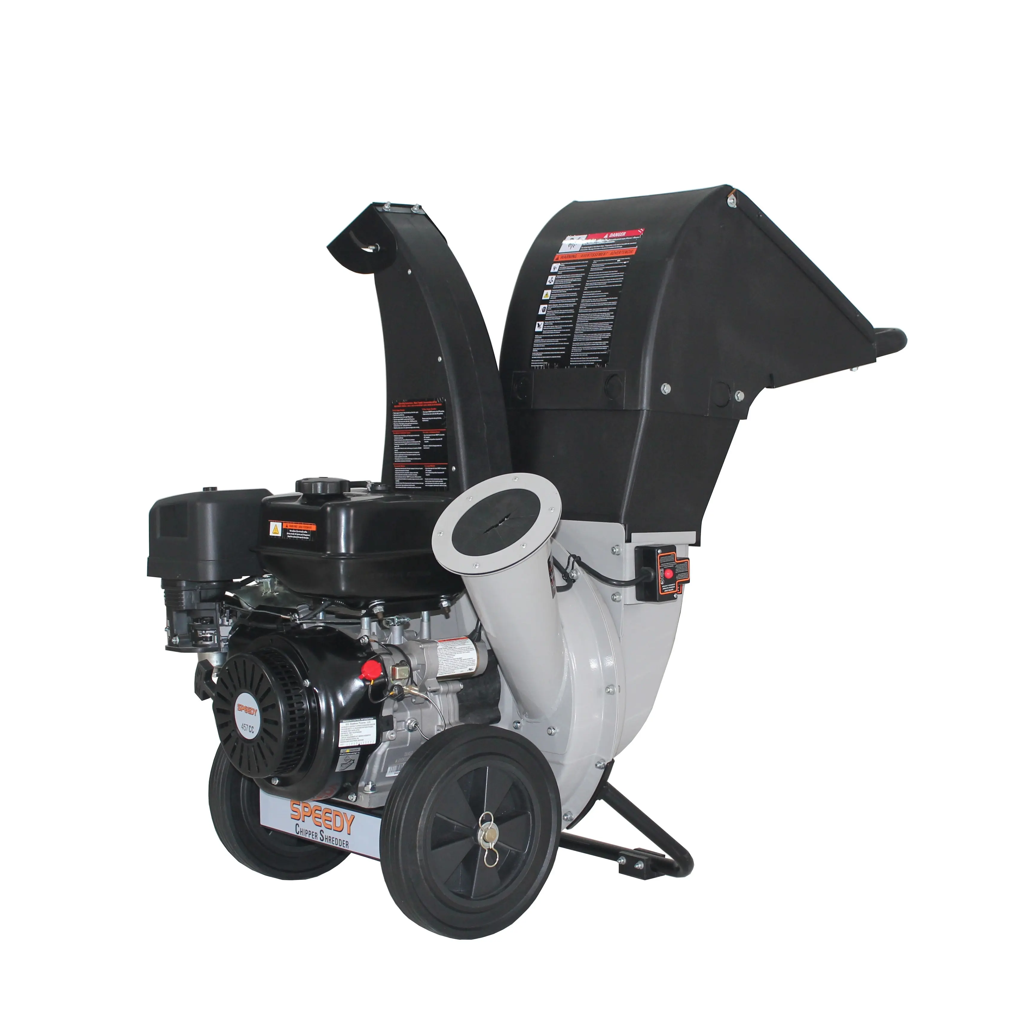 Hızlı toptan 18HP orman güdük woodchipper benzinli şube parçalayıcı holzspalter