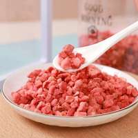 Fraises en dés lyophilisées-Qualité supérieure