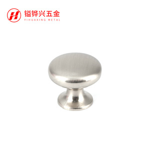 YIHUAXING METAL Furniture <b>Knob</b> Round Zinc Alloy Matte <b>Black</b> Wardrobe Cabinet Handle - Product Image 2