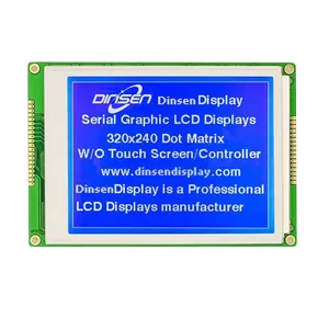 Pantalla LCD monocromática, 320x240, segmento de puntos, gráfico positivo, COB COG, LCM, Panel de cristal STN FSTN